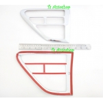 โครเมี่ยม ครอบแก้ม แบบมีไฟแก้ม ครอบ side vent ใส่รถกระบะ รุ่น 2 ประตู แคป,4 ประตู ใหม่ ฟอร์ด เรนเจอร์ All New Ford Ranger 2012